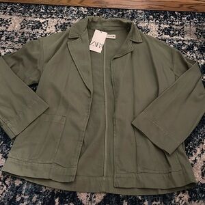 Zara green jacket